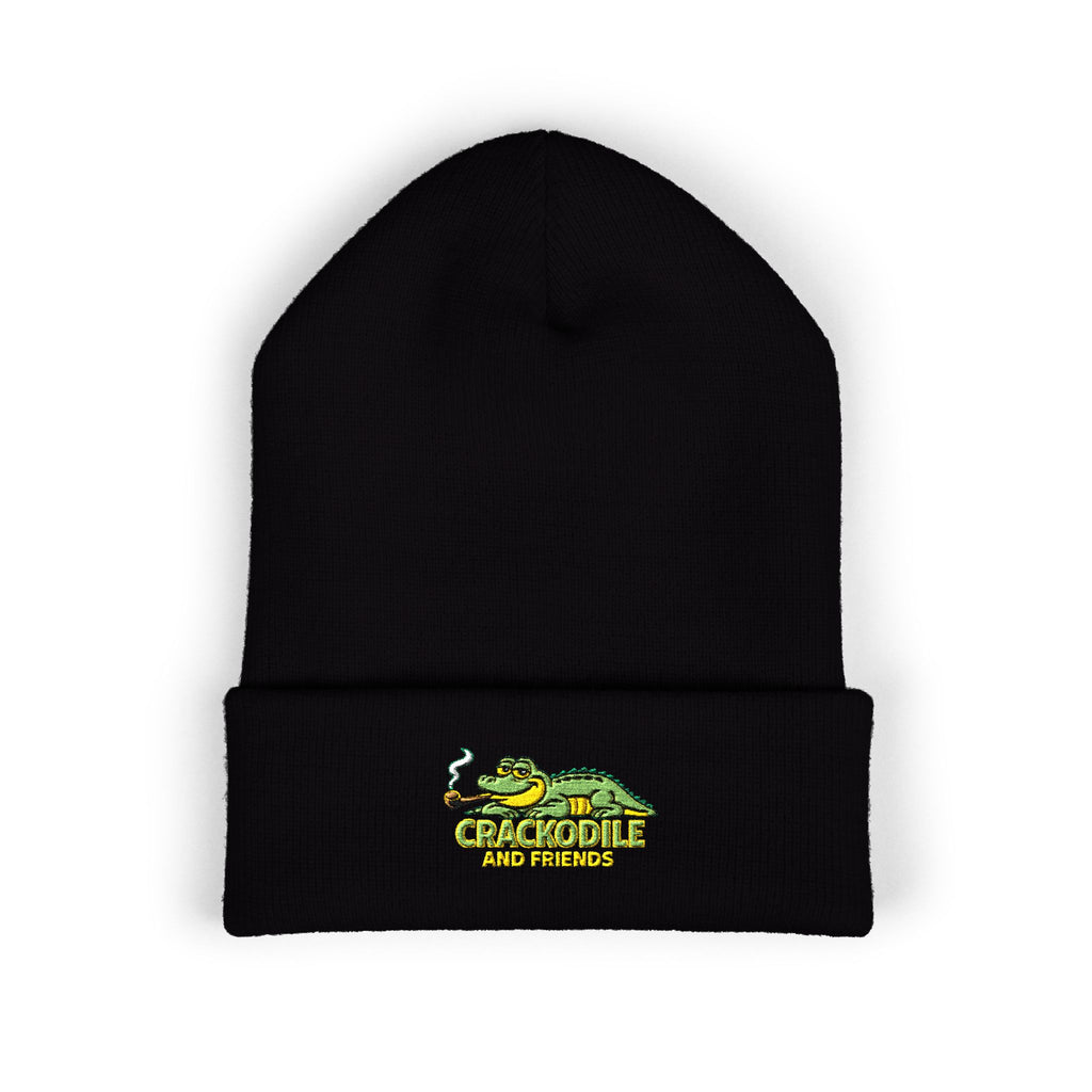 Crackodile and Friends - Embroidered Cuffed Beanie