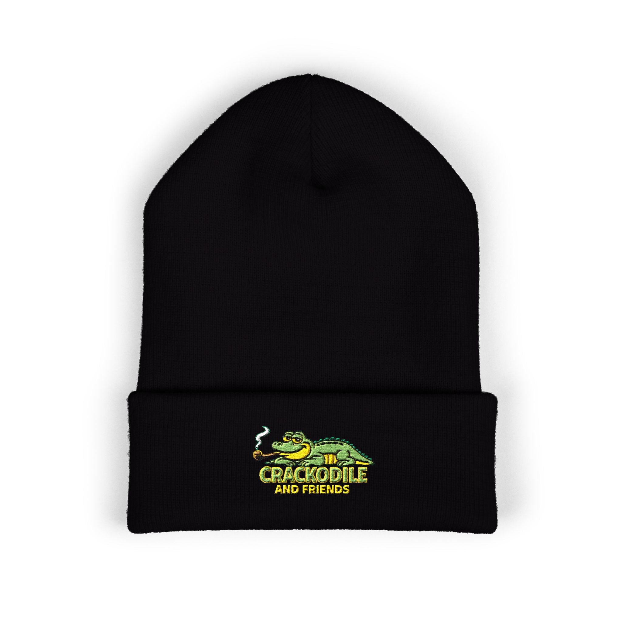 Crackodile and Friends - Embroidered Cuffed Beanie