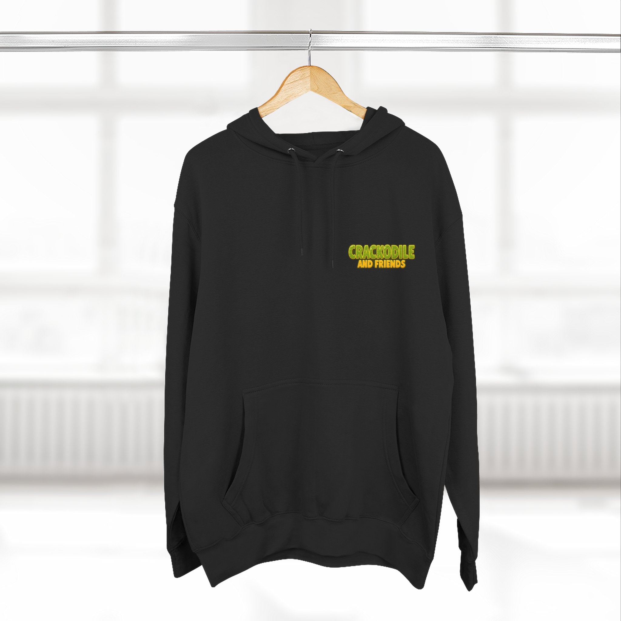 Crackodile and Friends - Retro Cartoon Crew Hoodie