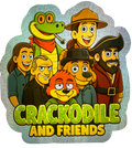 Crackodile & Friends – Sticker Pack (3-Pack)