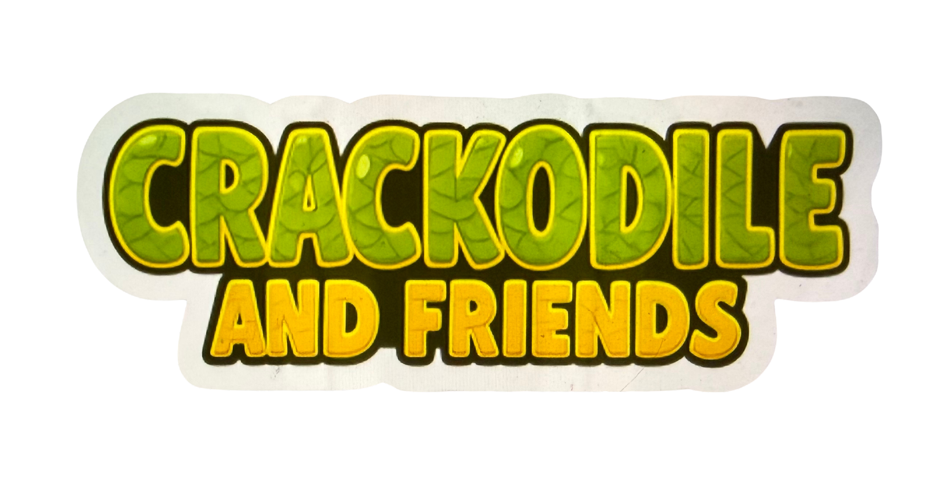Crackodile and Friends - Official Logo Sticker