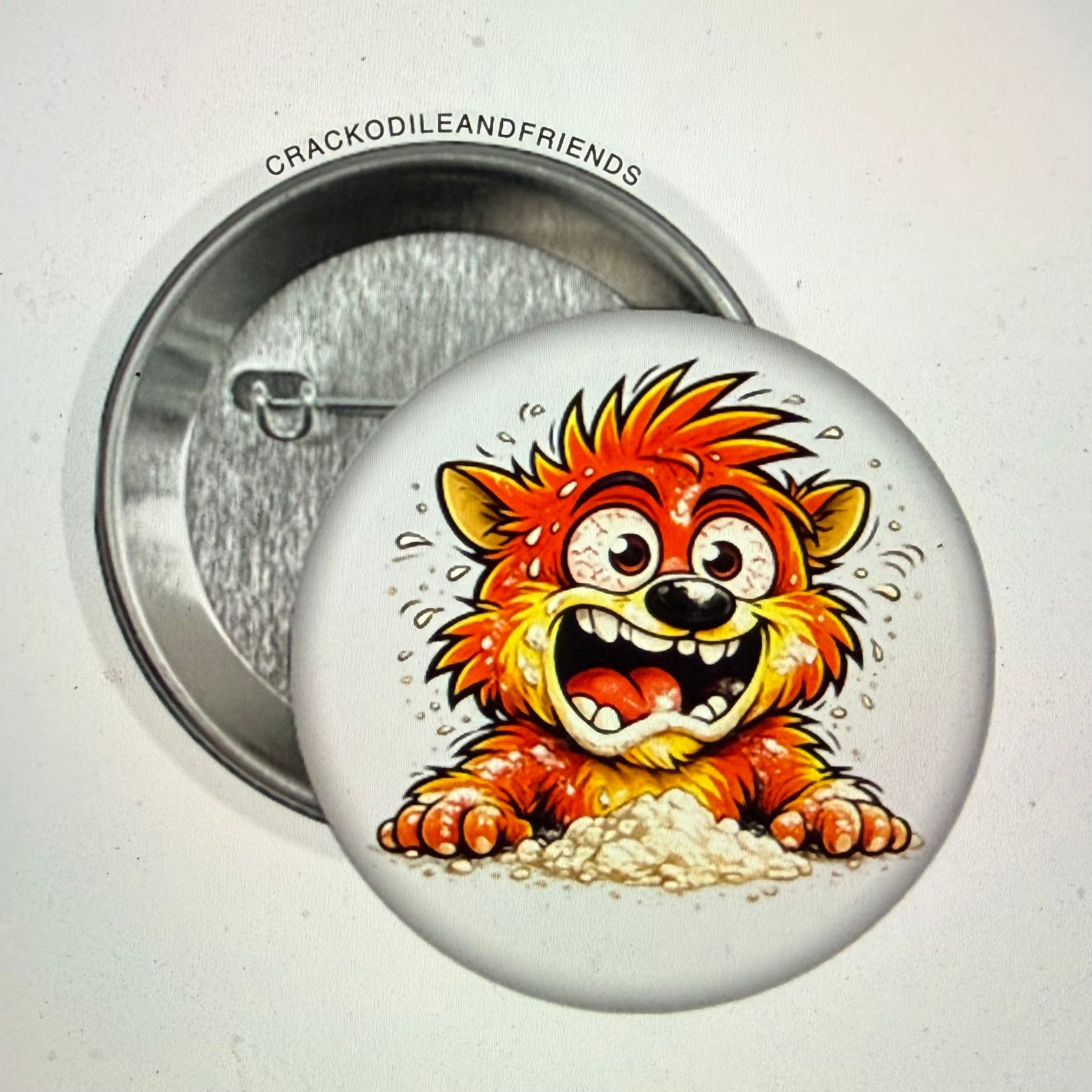 Powder Panic - Pinback Button